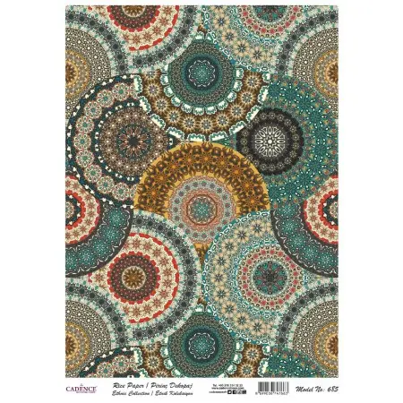 Model 685 Geleneksel Serisi Cadence Pirinç Dekopaj Kağıdı 30x42cm.