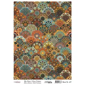 Model 687 Geleneksel Serisi Cadence Pirinç Dekopaj Kağıdı 30x42cm.