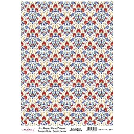 Model 698 Geleneksel Serisi Cadence Pirinç Dekopaj Kağıdı 30x42cm.