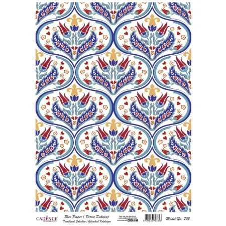 Model 702 Geleneksel Serisi Cadence Pirinç Dekopaj Kağıdı 30x42cm.