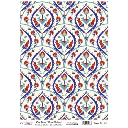 Model 703 Geleneksel Serisi Cadence Pirinç Dekopaj Kağıdı 30x42cm.