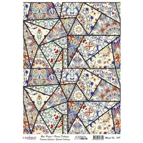 Model 709 Geleneksel Serisi Cadence Pirinç Dekopaj Kağıdı 30x42cm.