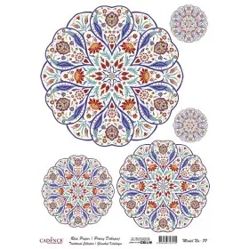 Model 711 Geleneksel Serisi Cadence Pirinç Dekopaj Kağıdı 30x42cm.