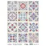 Model 717 Tile Series Cadence Rice Decoupage Paper 30x42cm.