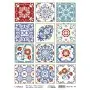 Model 718 Tile Series Cadence Rice Decoupage Paper 30x42cm.