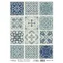 Model 720 Tile Series Cadence Rice Decoupage Paper 30x42cm.