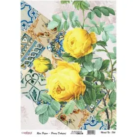 Model 736 Cadence Pirinç Dekopaj Kağıdı 30x42cm.