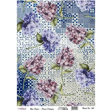 Model 740 Cadence Pirinç Dekopaj Kağıdı 30x42cm.