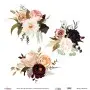 Model WFC008 Watercolor Flower Rice Paper Collection 30x32