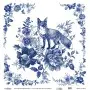 Model K004 Blue Shades of the Earth Rice Paper Decoupage 30x32