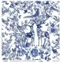 Model K005 Blue Shades of the Earth Rice Paper Decoupage 30x32