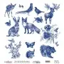 Model K006 Blue Shades of the Earth Rice Paper Decoupage 90x92