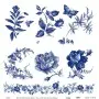 Model K008 Blue Shades of the Earth Rice Paper Decoupage 60x62