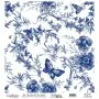 Model K009 Blue Shades of the Earth Rice Paper Decoupage 90x92