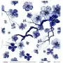 Model K015 Blue Shades of the Earth Rice Paper Decoupage 30x32