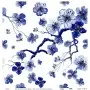 Model K015 Blue Shades of the Earth Rice Paper Decoupage 60x62