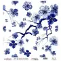 Model K015 Blue Shades of the Earth Rice Paper Decoupage 90x92