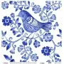 Model K017 Blue Shades of the Earth Rice Paper Decoupage 30x32