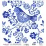 Model K017 Blue Shades of the Earth Rice Paper Decoupage 90x92