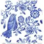 Model K018 Blue Shades of the Earth Rice Paper Decoupage 30x32