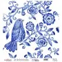 Model K018 Blue Shades of the Earth Rice Paper Decoupage 90x92