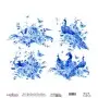 Model K020 Blue Shades of the Earth Rice Paper Decoupage 90x92