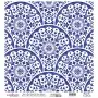 Model K029 Blue Shades of the World Rice Paper Decoupage 90x92