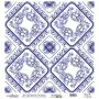 Model K041 Blue Shades of the Earth Rice Paper Decoupage 90x92