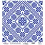Model K042 Blue Shades of the Earth Rice Paper Decoupage 90x92