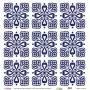 Model K044 Blue Shades of the World Rice Paper Decoupage 30x32