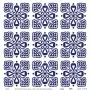Model K044 Blue Shades of the World Rice Paper Decoupage 60x62