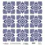 Model K044 Blue Shades of the Earth Rice Paper Decoupage 90x92