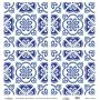 Model K048 Blue Shades of the Earth Rice Paper Decoupage 30x32