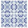 Model K048 Blue Shades of the Earth Rice Paper Decoupage 60x62