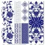Model K051 Blue Shades of the Earth Rice Paper Decoupage 60x62