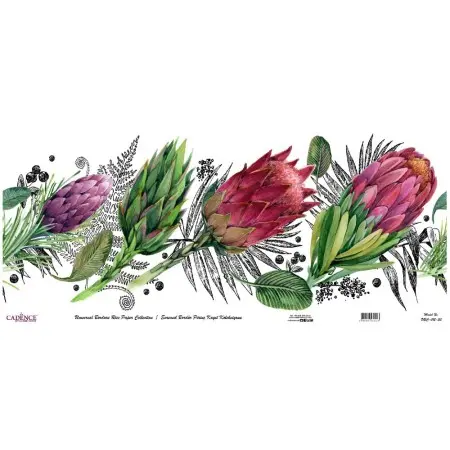 Model UBC015 Universal Border Rice Paper Collection 60x140