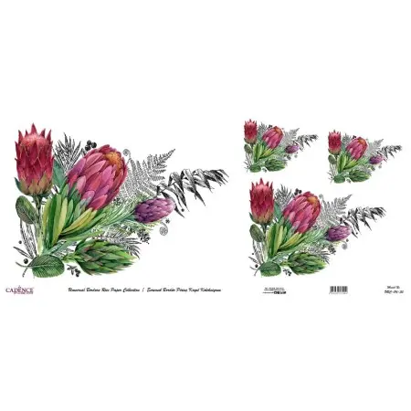 Model UBC016 Universal Border Rice Paper Collection 60x140