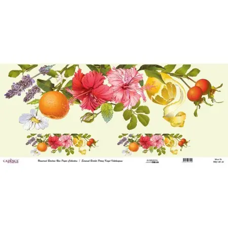 Model UBC021 Universal Border Rice Paper Collection 60x140
