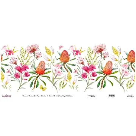 Model UBC023 Universal Border Rice Paper Collection 60x140