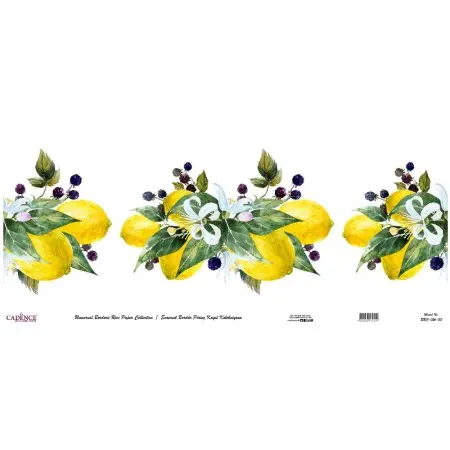 Model UBC026 Universal Border Rice Paper Collection 60x140
