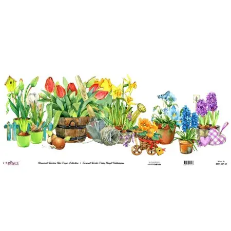 Model UBC027 Universal Border Rice Paper Collection 60x140