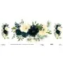 Model WFCR014 Watercolor Flower Rice Paper Collection 90x214