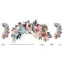 Model WFCR018 Watercolor Flower Rice Paper Collection 60x140