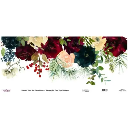 Model WFCR032 Watercolor Flower Rice Paper Collection 90x214