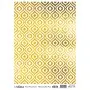 Model 16 Gold Leaf Brass Decoupage