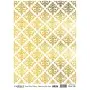 Model 20 Gold Leaf Brass Decoupage