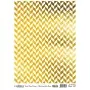 Model 23 Gold Leaf Brass Decoupage