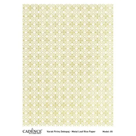Model 05 Gold Leaf Brass Decoupage