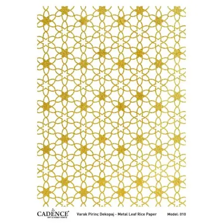 Model 10 Gold Leaf Brass Decoupage