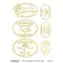 Model 38 Gold Leaf Brass Decoupage